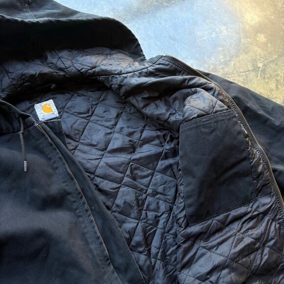 Unique Style VIntage Y2K Black Carhartt Work Jacket - Picture 4 of 6